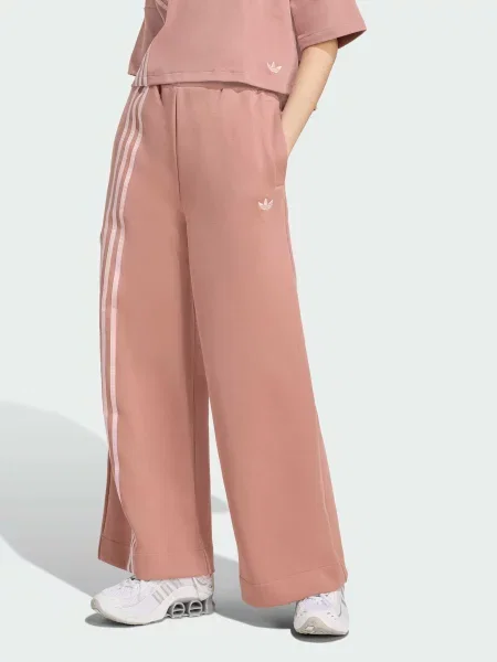 Штани палаццо adidas 3 Stripes рожевий
