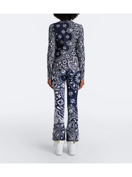Top Goldbergh cu model paisley albastru