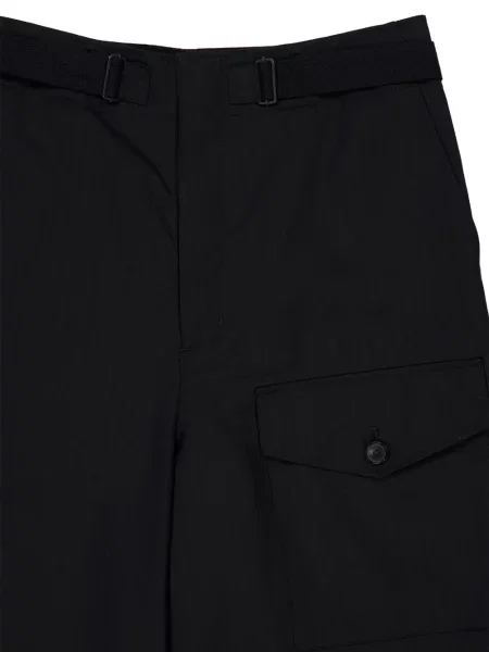Cu centură pantaloni cargo Auralee negru
