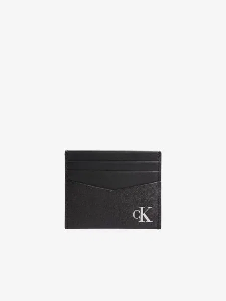 Calvin Klein Jeans Husă pentru carduri MONO SILVER negru