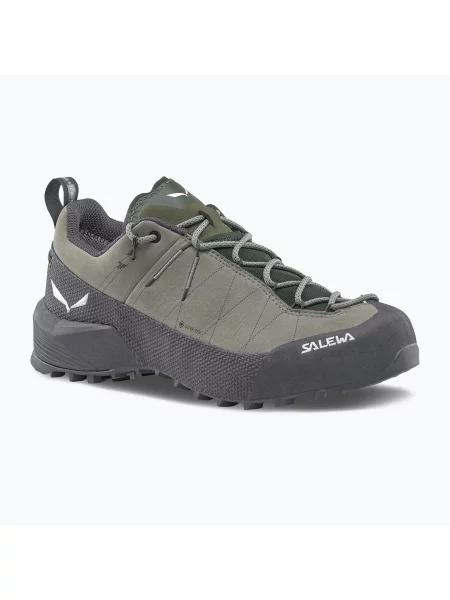 Încălțăminte de abordare pentru femei Salewa Wildfire Leather 2 GTX shadow/black negru