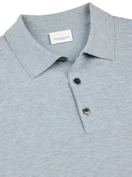 Πλεκτό polo Profuomo μπλε