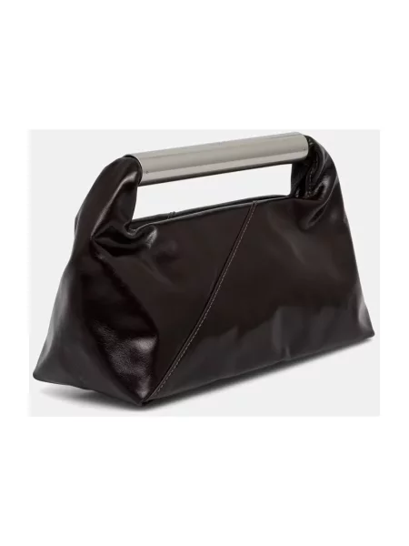 Maison Margiela torebka bagietka skórzana brązowa