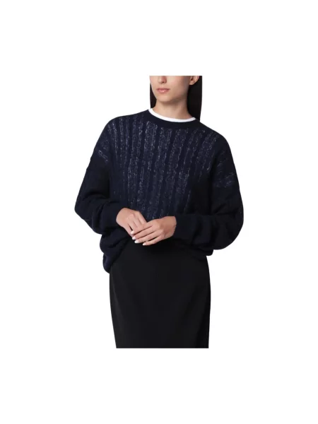 Sweter Lisa Yang z kaszmiru niebieski