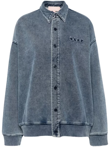 Cămașă Bapy By *a Bathing Ape® lungă albastru