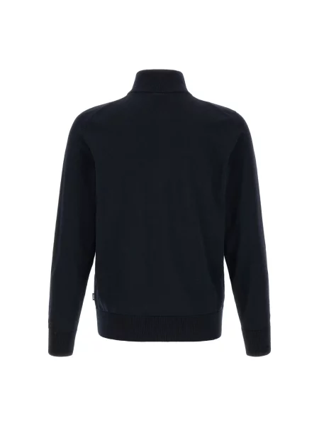 BOSS Sweter H-Ebenji Granatowy niebieski