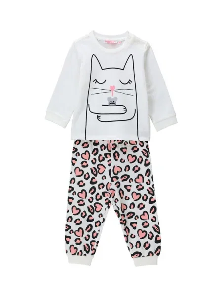 Original Marines Pijama alb