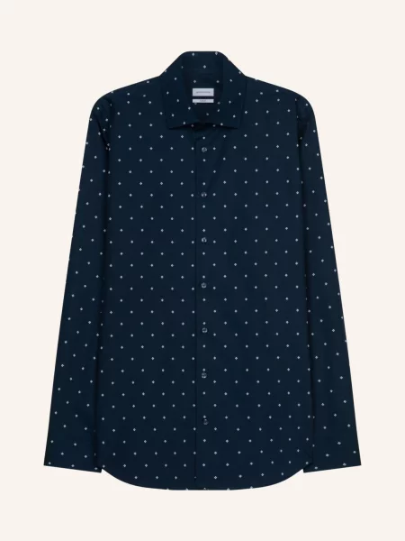 Seidensticker Koszula Biznesowa O Kroju X-Slim Fit blau granatowa