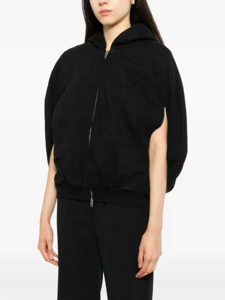 Geacă Balenciaga cu glugă negru