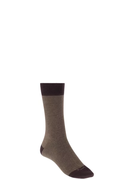 Boggi Milano Nogavice B Sustainable / pikčasto rjava