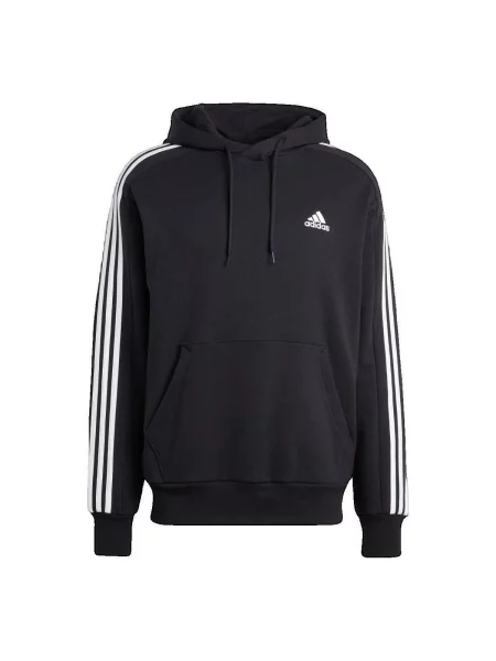 Prugasta frotir majica Adidas crna