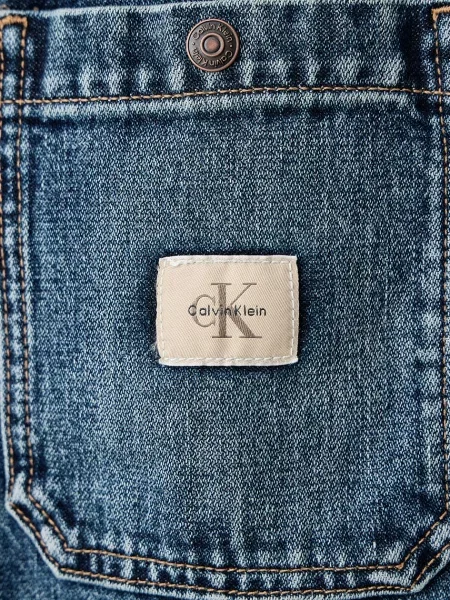 Calvin Klein Jeans преходно яке мъжко от деним синьо