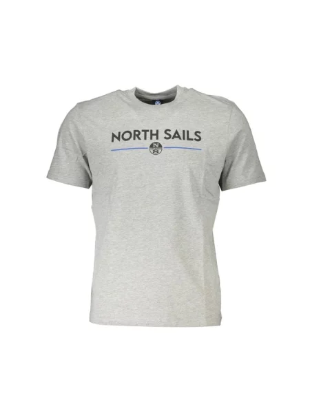Krótka koszulka North Sails szara