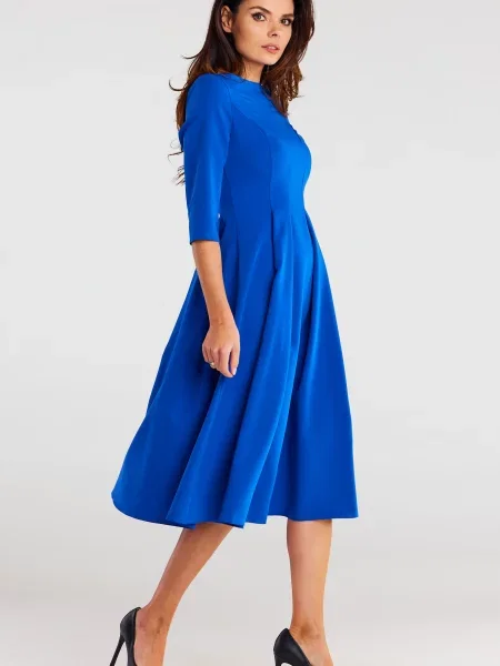 Rochie midi Awama albastru