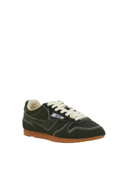 Sneakersy Autry zamszowe zielone