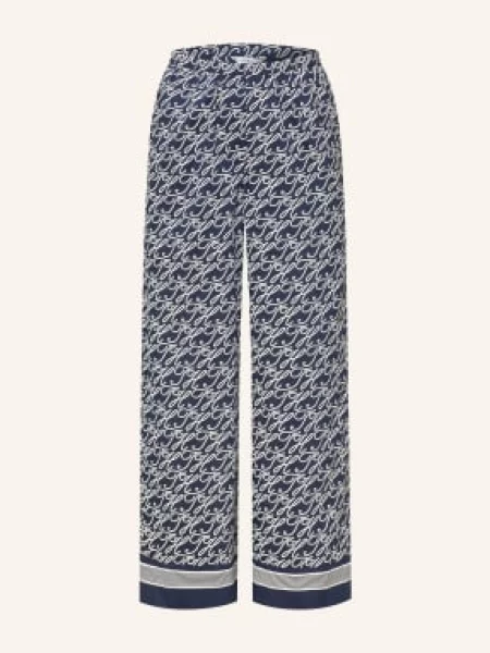 Tommy Hilfiger Spodnie blau białe