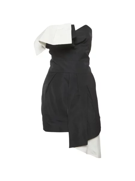 Rochie mini Alexandre Vauthier asimetrică negru