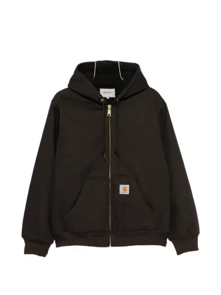 Geacă Carhartt Wip cu glugă maro