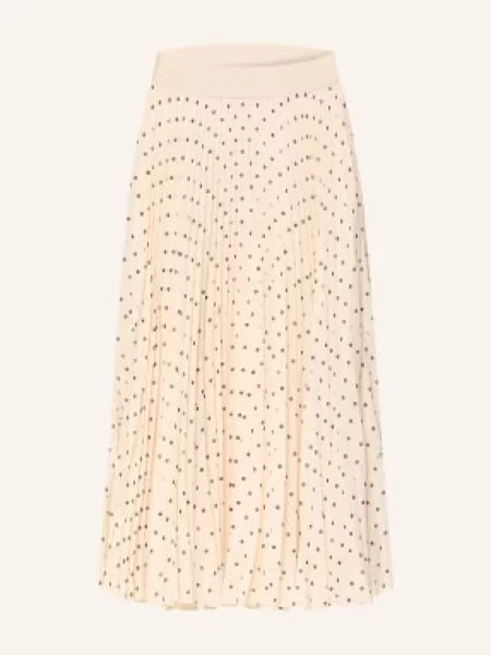 Joop! Spódnica Plisowana Salma weiss czarna