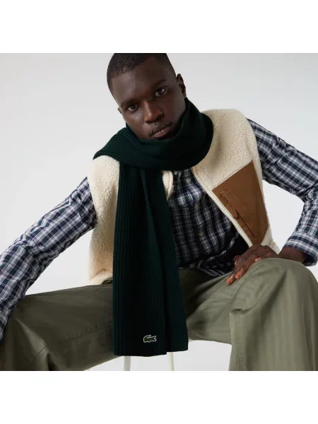 Lacoste шарф унісекс зелений