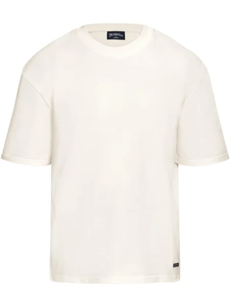 Dropsize Tricou crem negru