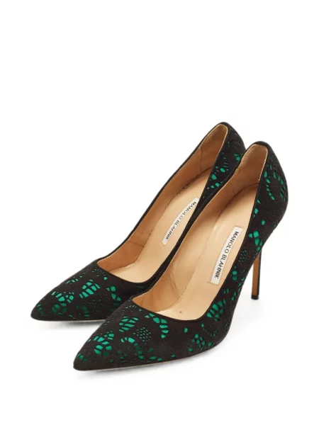 Pantofi cu toc Manolo Blahnik negru