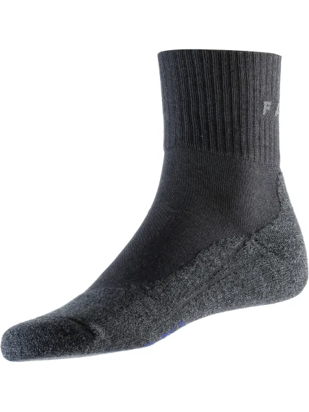 FALKE Șosete sport gri metalic negru