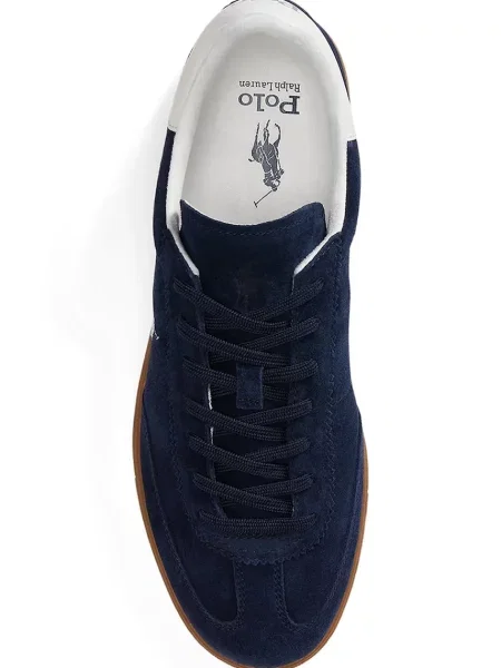 Замшевые кроссовки Polo Ralph Lauren синие