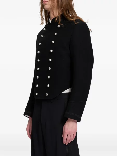 Decupat geacă Ann Demeulemeester negru