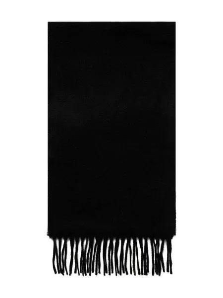 Fular Sunspel cu franjuri negru