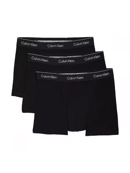 Strečové džínové šortky Calvin Klein černé