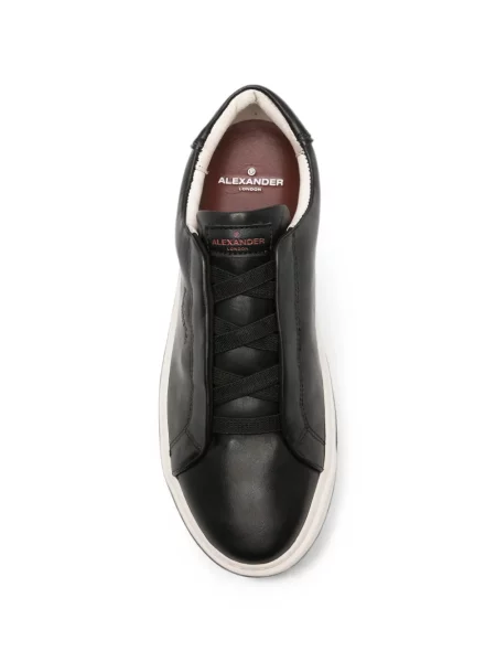Sneakerși Alexander Smith din piele cu autograf negru