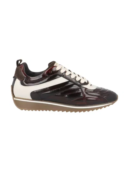 Sneakersy Via Vai skórzane czerwone