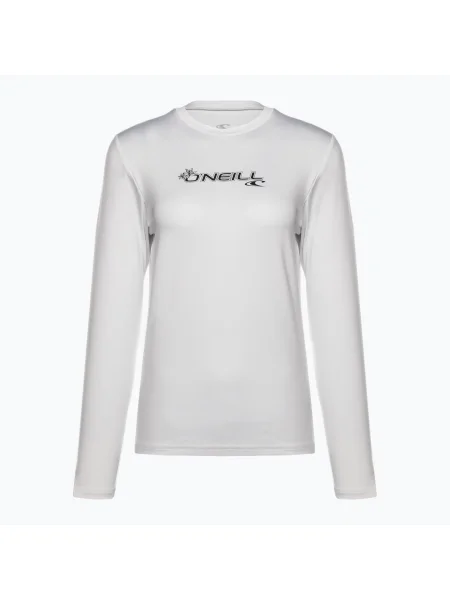 Cămașă de înot pentru femei O'Neill Basic Skins Sun Shirt alb