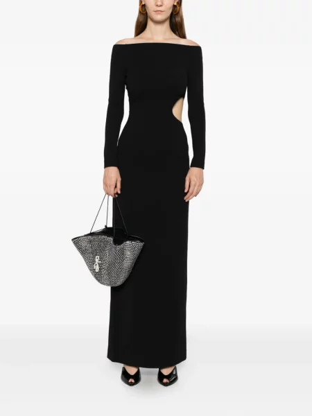 Rochie maxi Solace London de costum negru