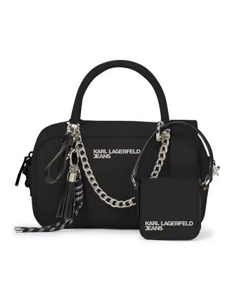 Geantă Karl Lagerfeld Jeans negru