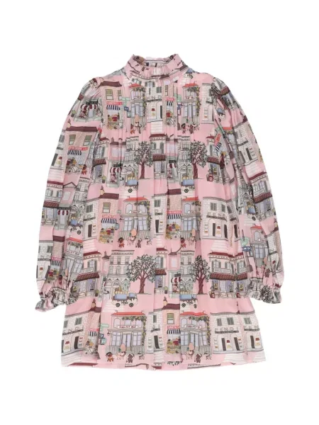 Dětské šaty Fendi růžové