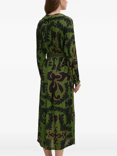 Odgovarati maksi maksi haljina La Petite Française s cvjetnim printom zelena