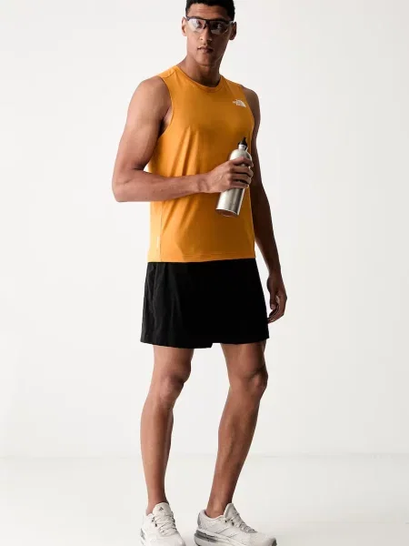 The North Face αθλητική μπλούζα ανδρική πορτοκαλί
