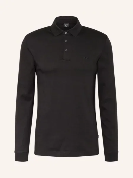 Boss Koszulka Polo Z Dżerseju Pado blau czarne