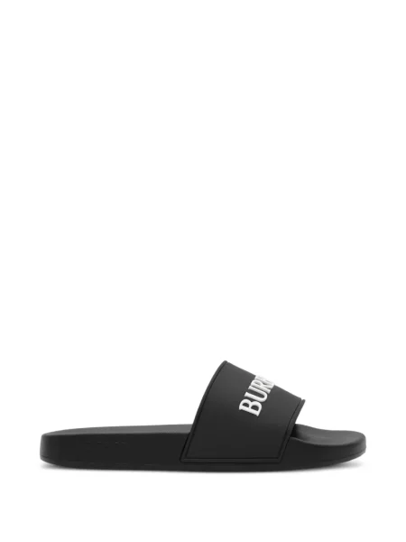 Papuci Burberry cu autograf negru
