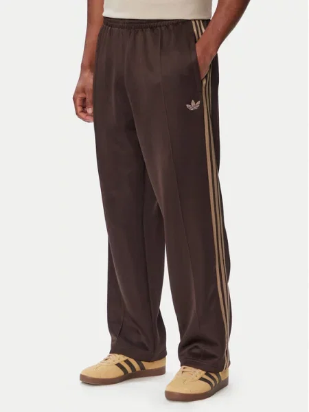 Kalhoty adidas Adicolor Spacer Baggy Trackpant Aurora Coffee XL hnědé