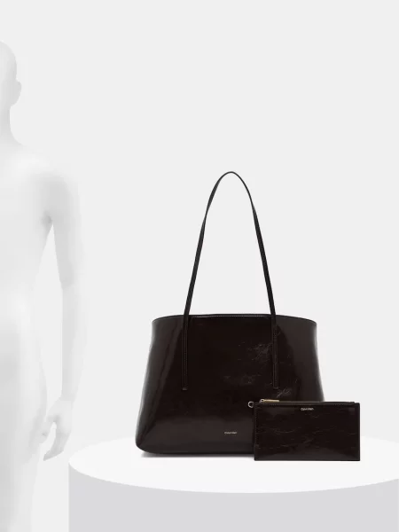 Calvin Klein Shopper táska csokoládé barna