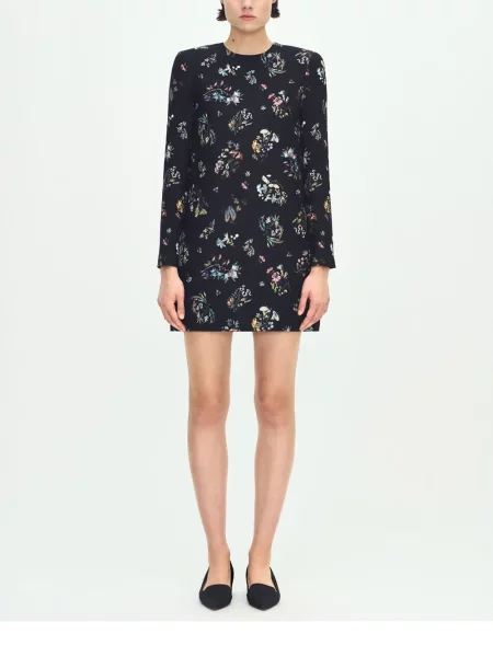 Rochie mini Adam Lippes negru