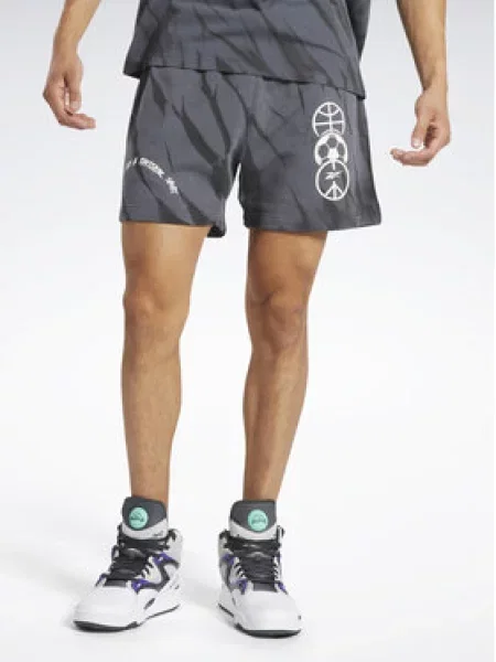 Reebok Sportovní kraťasy Classics Block Party Shorts šedá