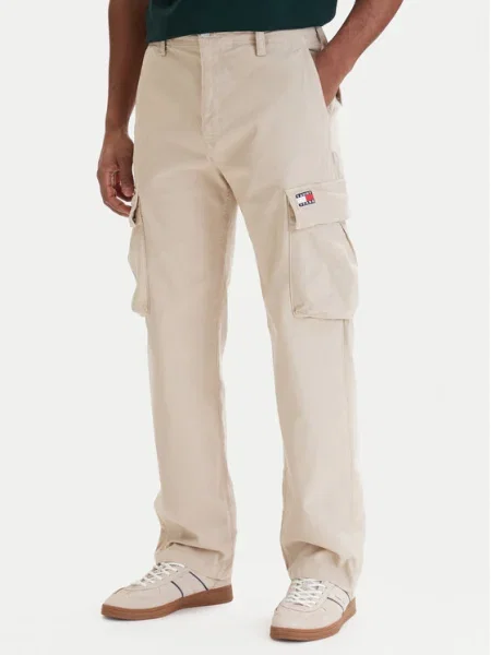 Tommy Jeans Pantaloni cargo Otis bej