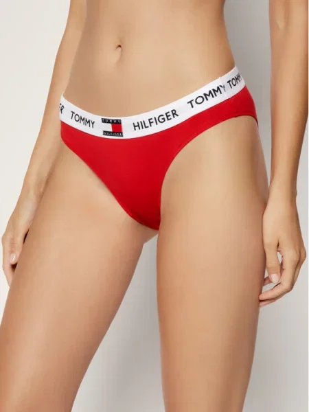 Klasične bikini Tommy Hilfiger rdeča