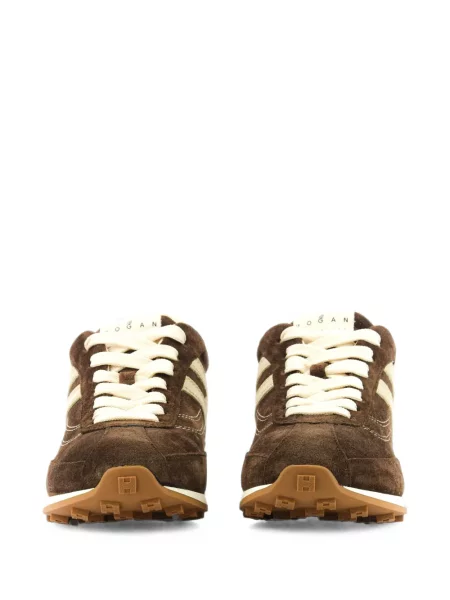Szarvasbőr sneaker Hogan autogrammal barna