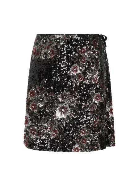 Spódnica Maliparmi w kwiatki czarna
