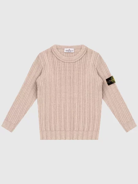 Детский свитер Stone Island бежевый